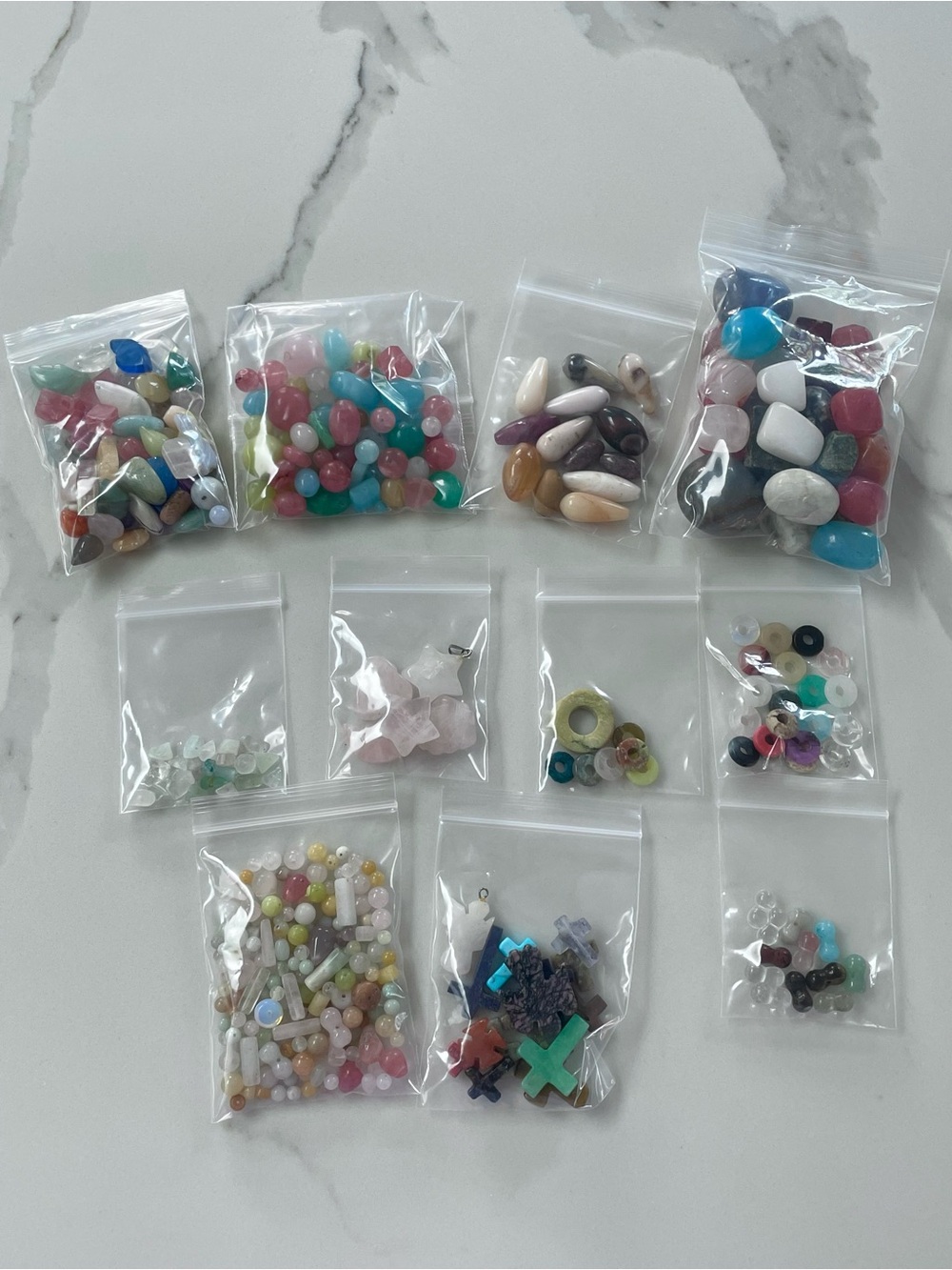 Misc. LOT of Colorful Gemstone Beads for Jewelry Making